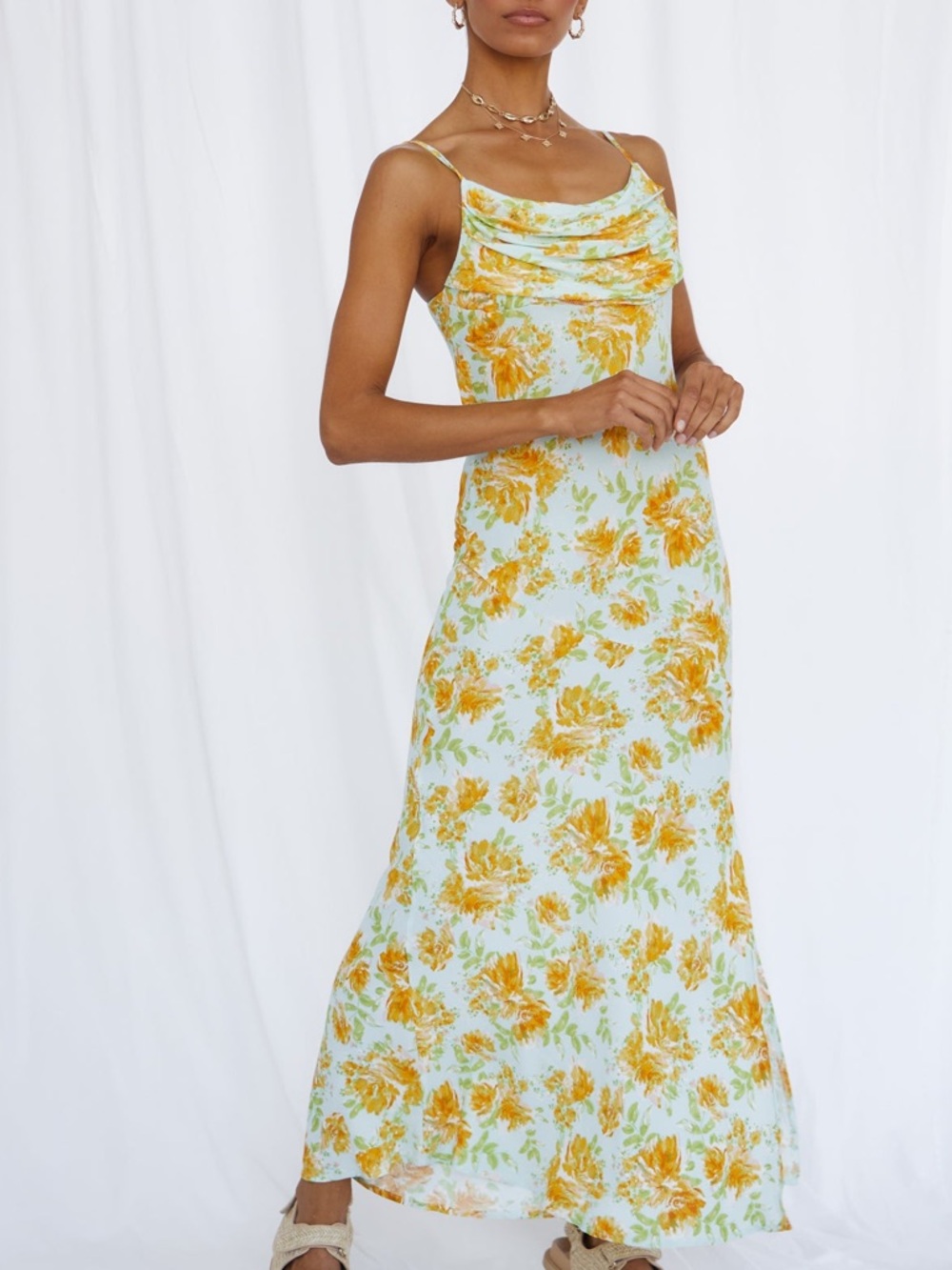 Daisy Dream Maxi Dress Blue